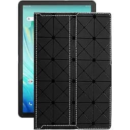 Чехол StatusCASE из экокожи для планшета Blackview Tab 10 Pro Черный ромб