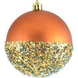 Шар Yes! Fun с бисером 8 см золотистий (972940)