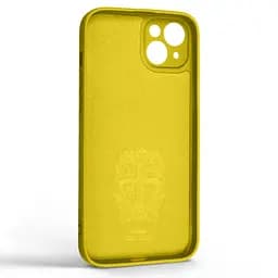 Силиконовый чехол для Apple iPhone 14 Plus, Icon Ring, желтый, панель-накладка, с кольцом-подставкой на 360°, противоударный, возможность использования магнитных держателей, ArmorStandart (ARM68700) - мініатюра 2