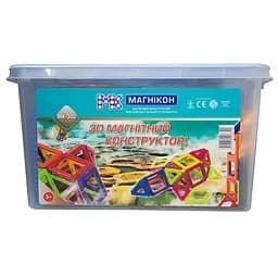Магнітний конструктор Магікон 300 деталей Plastic box (MK-300)