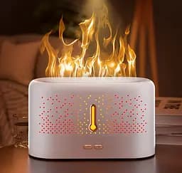 Зволожувач повітря портативний iFLAME J5-7 colors аромадифузор електричний ефект полум'я Kinscoter 17х7.5х10.5 см hoz0012413 - мініатюра 2