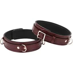 Фиксаторы для ног Liebe Seele Wine Thigh Cuffs L бордовый