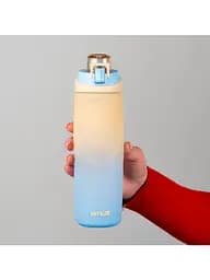 Пляшка KITE для води 760 мл бежево-синя (K26-1200-1) - мініатюра 4