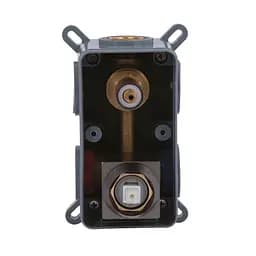Душова система для душу Qtap Gemini прихованого монтажу на два споживача QTGEM113GMB45698 Gunmetal Black PVD, Шліфований чорний хром - мініатюра 11