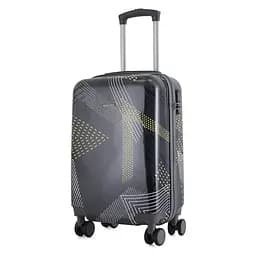 Валіза мала для ручної поклажі Semi Line 20 дюймів (S) дюймів (S) Polycarbonate/ABS-Plastic Black Pattern (T5651-1)