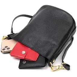 Шкіряна сумка Vintage з автономною косметичкою всередині 22х18х12 см sum0029058 - мініатюра 8
