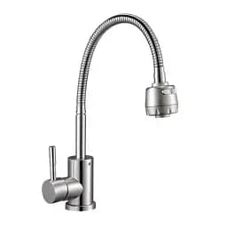 Смеситель для кухни Solone EZA4-A090 с рефлекторным гусьем Нержавеющая сталь 30412