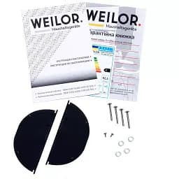 Витяжка повновбудована WEILOR PBSR 52301 GLASS BL 1100 LED Strip - мініатюра 12