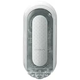 Мастурбатор Tenga Flip Zero White, змінна інтенсивність стимуляції, розкладний