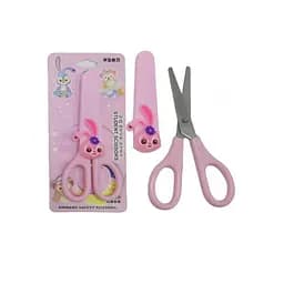 Ножиці, 14 см, у пластиковому чохлі Зайчик, 2 шт. (В асортименті)