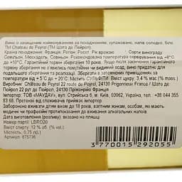 Вино Chateau de Peyrel 2020 AOP Rosette біле напівсолодке 0.75 л  - мініатюра 4