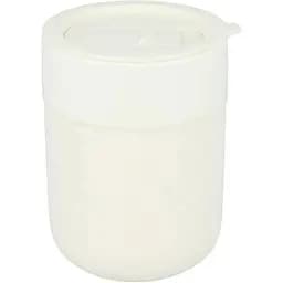 Кавові чашки 295 мл з кришками OldBro Cute Travel Mugs з захисним силіконовим чохлом light Milk