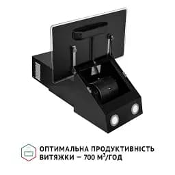 Витяжка декоративна похила Perfelli VICCO 6HSR NERO - мініатюра 6