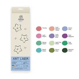 Набор цветных линеров, 12 цветов, 12 set Charming colors, IDEA10-AL12CHARM, 99IDEAS