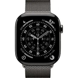 Смарт-годинник Apple Watch Series 11 GPS + Cellular 46mm Slate Titanium Case with Slate Milanese Loop S/M (MFD34) [151115] - мініатюра 2