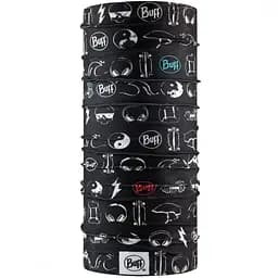 Шарф Buff Original Ecostretch Kaleat, Black Черный-Белый