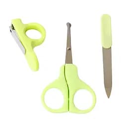 Манікюрний набір Курносики, 3 предмета, салатовий (7080 зел)