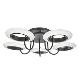 Люстра Brille світлодіодна для спальні 50W WW BK+WH (BL-459S/5) - мініатюра 2