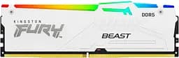 Пам'ять ПК DDR5 16GB 5600 FURY Beast RGB EXPO Білий Kingston teh0024810