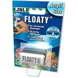 Плавающий магнитный скребок JBL Floaty Acryl/glass для чистки акриловых аквариумов с толщиной стенок до 4 м.