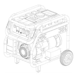 Генератор бензиновий 2.8 кВт EnerSol EPG-3200SEH з двигуном Honda GP-200 (41-00464) - мініатюра 9