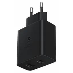 Зарядное устройство Samsung 35W PD Power Adapter Duo Black (EP-TA220NBEGRU)