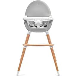 Стільчик для годування 2 в 1 Kinderkraft Fini сірий (00-00158388) - мініатюра 2