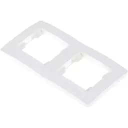 Рамка Brille для розетки ZB-2F wh - мініатюра 2