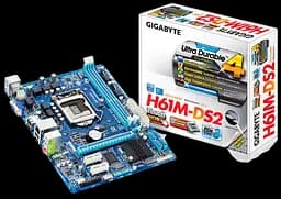 Материнська плата Gigabyte GA-H61M-DS2 LGA 1155 (GA-H61M-DS2) Б/В