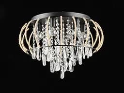 Люстра подвесная хрустальная E2729/6 Черный