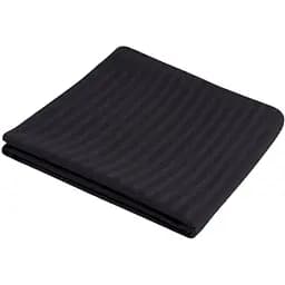 Простыня Iris Home Отель Сатин Страйп 240х180 см черная (svt-2000022319225)