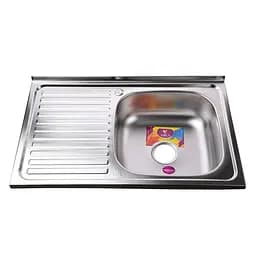 Мойка кухонная Mira MR 8050 RD Decor Right прямоугольная 800х500х180 мм 30412