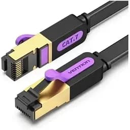 Патч-корд 1.5м FTP cat 7 RJ-45 black Vention (ICABG)