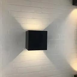 Світильник вуличний садово-парковий фасадний світлодіодний SunLamp LED 7Вт 360lm 4000K IP65 - мініатюра 3