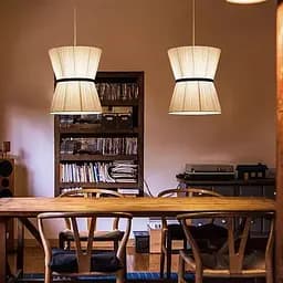 Дизайнерский светильник с цилиндрическим цилиндрическим абажуром Ø40x48 см Line F MJ240-400 x 480 Белый