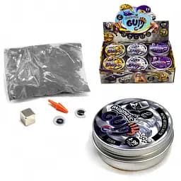 Жвачка для рук "Magnetic Gum" GUM-01 в металлической коробочке Серебристый