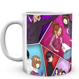 Кружка GeekLand Бакуман Bakuman Герои Коллаж BK 02.437 330 мл белая