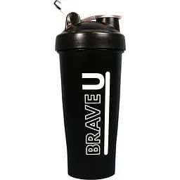 Шейкер спортивний Brave U Shaker Black 700 мл