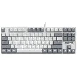 Клавіатура GamePro Genesis Metallic MK110W Outemu Red Switch USB UA White (MK110W)