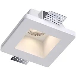 Світильник точковий врізний гіпсовий KLOODI KD-GIPS SQ120 H60