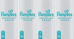 Набір підгузків Pampers Premium Care 3 (6-10 кг) набір 200 шт. - мініатюра 3