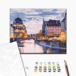 Набор для росписи по номерам "Каналы старого города" RBS52571