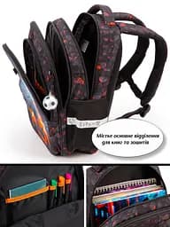 Ортопедичний шкільний рюкзак для хлопчика з Джойтиком School Standard 38х30х18 см для першокласника (150-38) - мініатюра 4