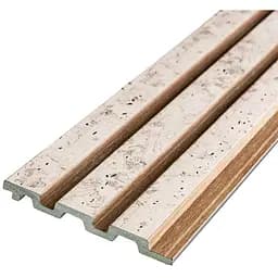 Рейка декоративная Wall Sticker PS 2900х120х12 мм Бежевый меланж с золотыми вкраплениями (D) SW-00001742