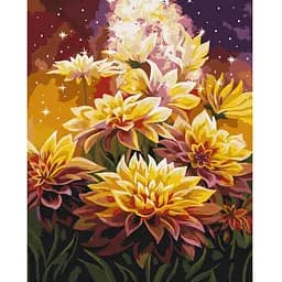 Картина по номерам Brushme Космические цветы © Anna Steshenko BS53568 40х50 см