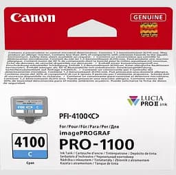 Картридж струменевий PFI-4100 imagePROGRAF PRO-1100 Cyan Canon teh0015058
