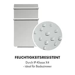 Інфрачервоний обігрівач Klarstein Hot Spot Crystal Flow LED для ванної кімнати 36 м² 2000 Вт 5-40 °C (10035036) - мініатюра 10