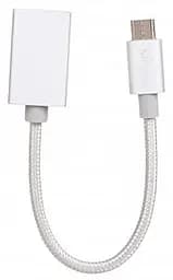 Кабель Miniso OTG Cable For Android 0.15m 2.1A Silver (0500020223)