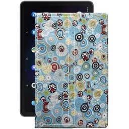 Чехол StatusCASE из экокожи для планшета TCL 10 TABMAX LTE Круги-цветные