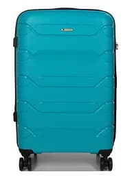 Валіза середня M поліпропілен Worldline Airtex 282 74л 64×41×26см Бірюзова - мініатюра 3